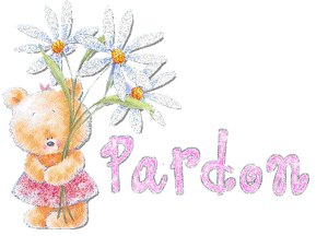 Gif animé pardon fleurs